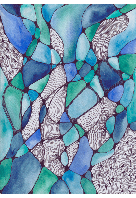 Blue Waves || Neurographica Collection