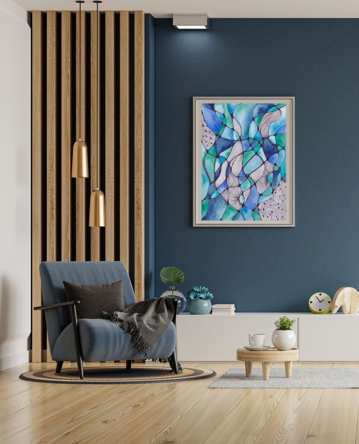 Blue Waves || Neurographica Collection