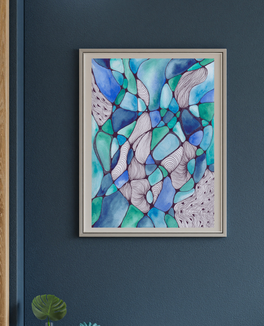 Blue Waves || Neurographica Collection