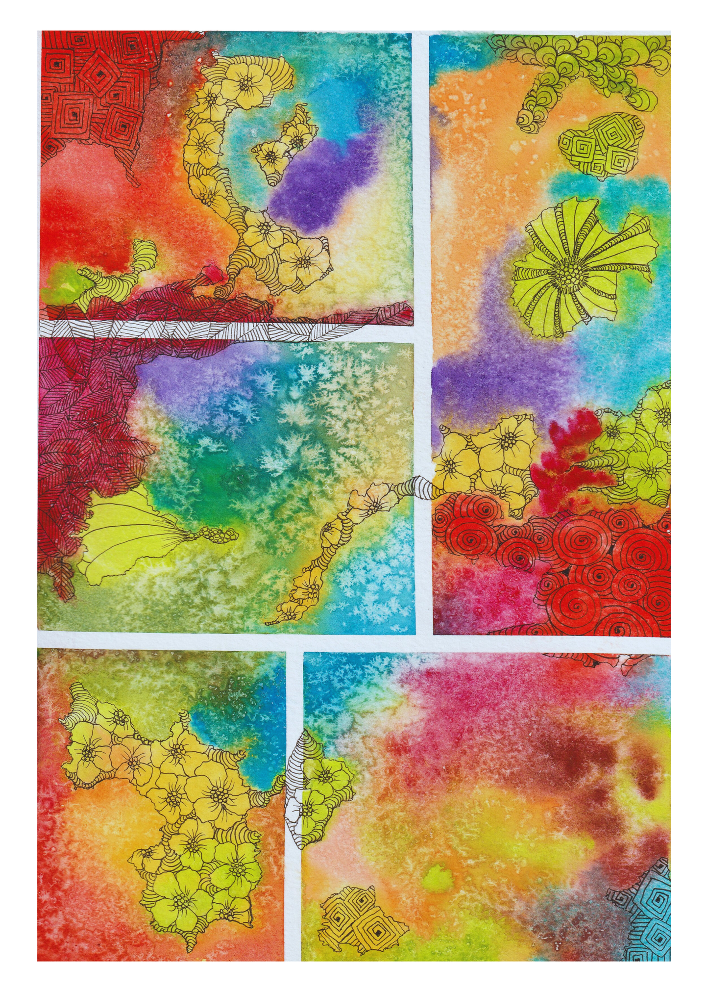Peaking thru the colours || Neurographica Collection